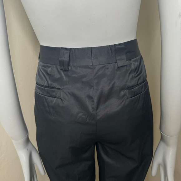 VERSACE Vintage Satin High Waist Black Pants - Picture 13 of 16